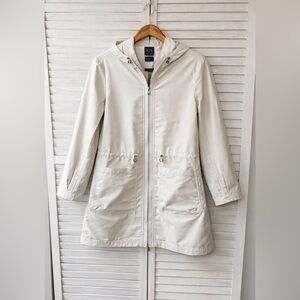 Armani Exchange Utility Jacket Medium Gray Zip Front Lightweight A|X Women’s